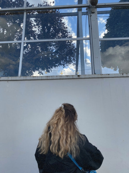 nachhaltige plastifreie Haarspange bio ohne plastik cellulose Haarklammer clawclip vegan perlmutt weiß glossy qualität