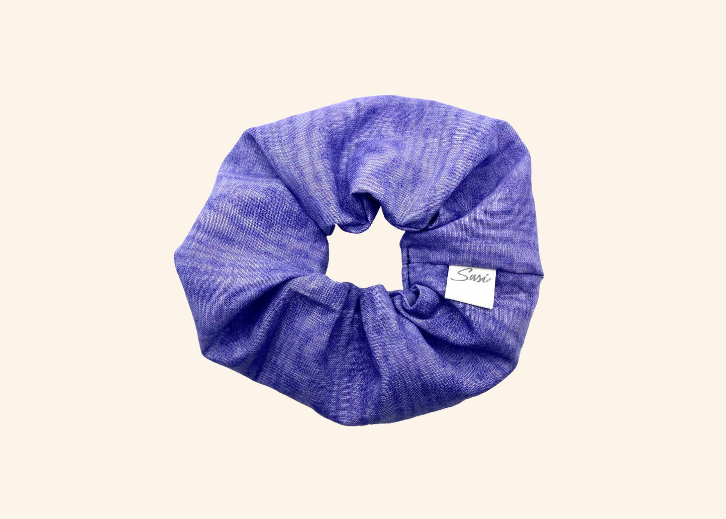 Scrunchie Purple Wood