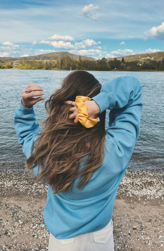 Scrunchie Miami Yellow | Sustainable Susi | eco-friendly Hair ties plasticfree