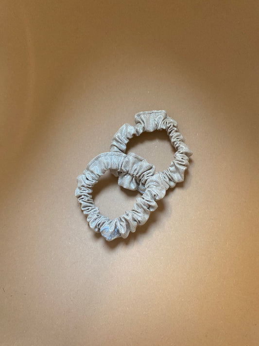 2 Pack Hair Tie Vintage Metallic Rose Scrunchie Premium Hair Accessories | Made in Germany | Sustainable Susi