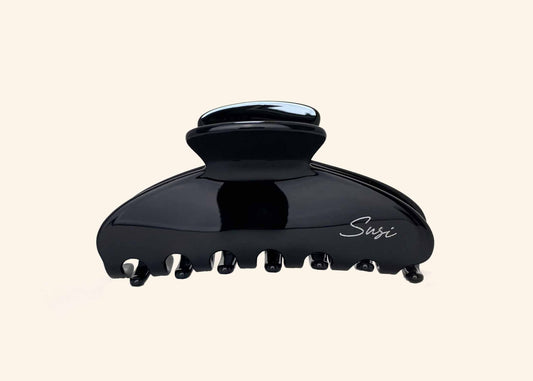 Hope Hair Clip Night | Claw Clip | Cellulose Acetate | Sustainable Susi schwarz black basic klassisch haarspange eco bio premium luxury