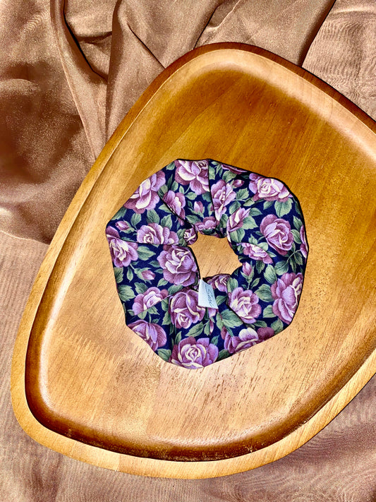 Scrunchie Purple Rose