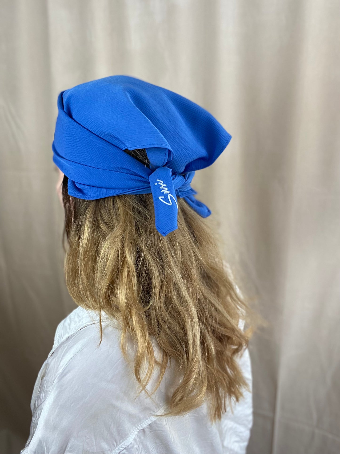 Headscarf Vintage Sky Blue Scarf Premium Hair Accessories | Made in Germany | Sustainable Susi