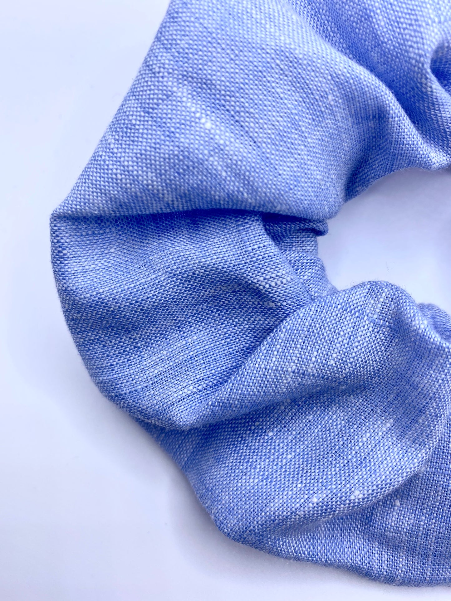 Scrunchie Blue Linen