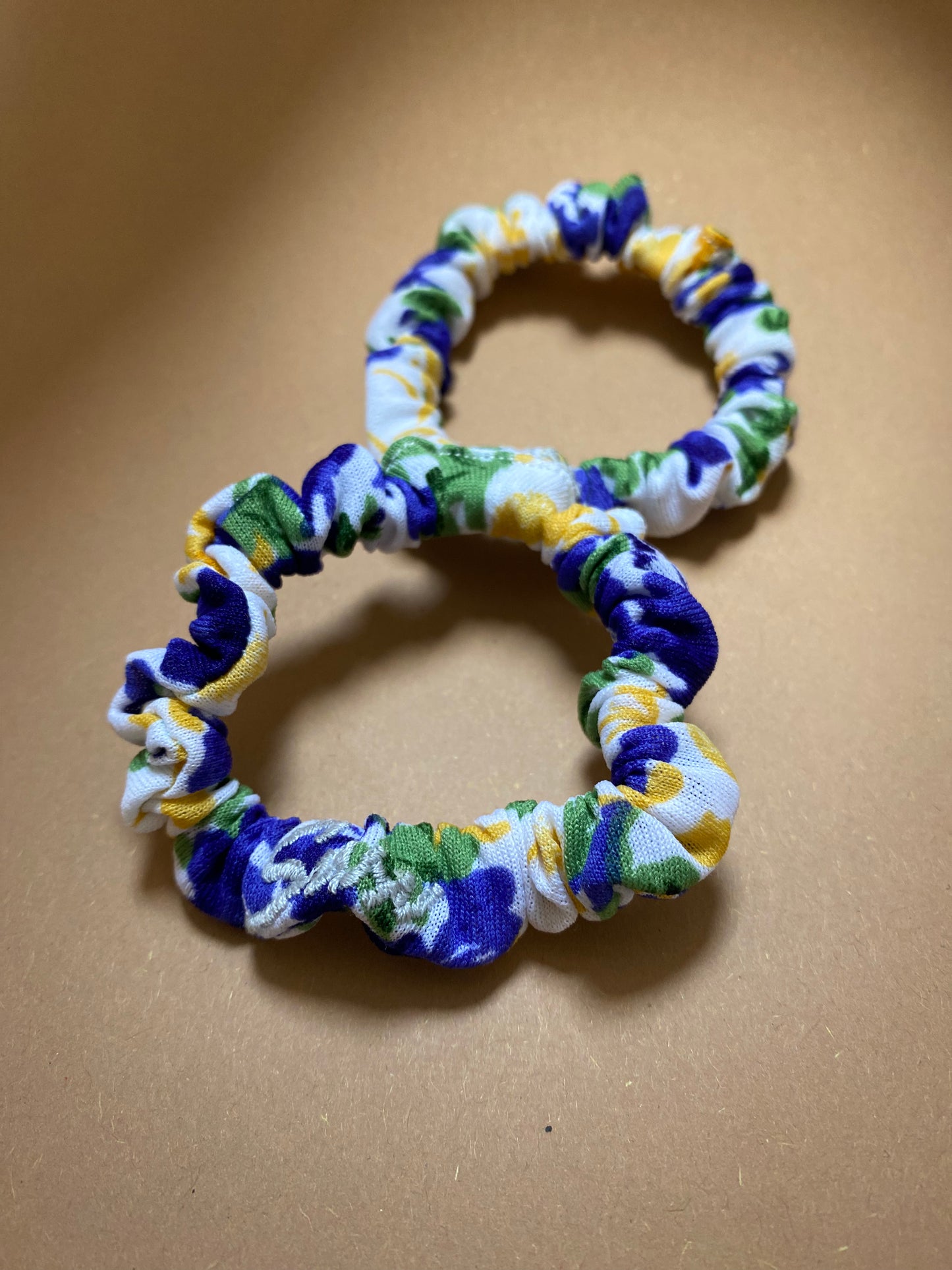 2 Pack Hair Tie Vintage Sweet Thistle Flower Scrunchie Premium Hair Accessories | Made in Germany | Sustainable Susi